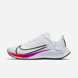 Chaussure De Running Nike Air Zoom Pegasus 37 FlyEase Blanche 1687-524 White/Hyper Violet/Spruce Aura/Flash Crimson Femme | YKS-55241600